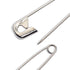38mm Safety Pins with Coil